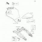 Ninja 650 ABS (EX650-FFF) Лейбл предостережения