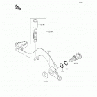 KX450F (KX450-FFF) Педаль тормоза