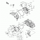 Ninja 300 ABS SE (EX300-BFSA) Крышки двигателя