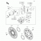 Ninja 650 ABS (EX650-FFF) Передний тормоз