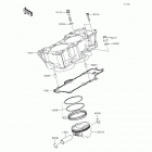 Ninja 650 (EX650-EFF) Цилиндр(ы) /  поршень