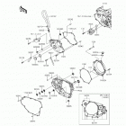 KX450F (KX450-FFF) Крышки двигателя
