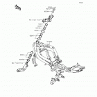 Ninja 650 ABS (EX650-FFF) Рама