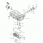 Ninja 300 ABS SE (EX300-BFSA) Масляный насос  /  масляный фильтр