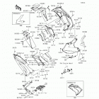 Ninja 650 (EX650-EFF) Обтекатель нижний (eds - Eff)