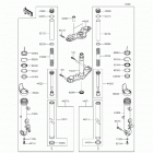 Ninja 650 ABS (EX650-FFF) Передняя вилка