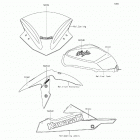 Ninja 300 ABS SE (EX300-BFS) Decals(green)(bfs)