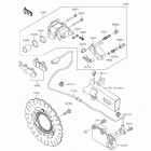Ninja 300 ABS SE (EX300-BFSA) Задний тормоз