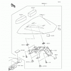 Ninja 650 ABS (EX650-FFF) Accessory(single seat cover)