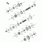 Ninja 300 ABS SE (EX300-BFSA) Трансмиссия