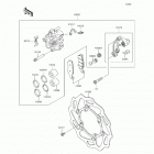KX450F (KX450-FFF) Передний тормоз