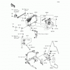 Ninja 300 ABS SE (EX300-BFSA) Радиатор