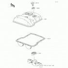 KX450F (KX450-FFF) Крышка головки цилиндров