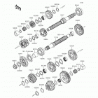 Z1000 ABS (ZR1000-GFF) Трансмиссия