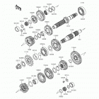 Ninja 650 (EX650-EFF) Трансмиссия