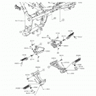 Ninja 300 ABS SE (EX300-BFSA) Подножки