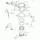 KL650 (KL650-EFF) Цилиндр(ы) /  поршень