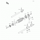 Ninja 650 (EX650-EFF) Шестерни   /  вилки переключения