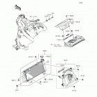 Versys 650 ABS (KLE650-FFF) Радиатор