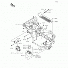 Mule 610 4x4 (KAF400-AGF) Крепление двигателя
