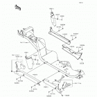 Mule 4000 (KAF620-PGF) Боковые крышки  /  крышка цепи