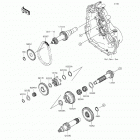 Mule 600 (KAF400-BGF) Трансмиссия