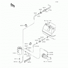 Mule 610 4x4 XC (KAF400-DGF) Испарительная система топлива