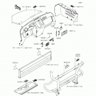 Mule 610 4x4 XC Camo (KAF400-EGF) Лейбл предостережения