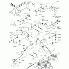 Mule 610 4x4 XC SE (KAF400-FGF) Передние тормозные трубопроводы