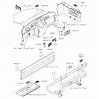 Mule 610 4x4 XC SE (KAF400-FGF) Лейбл предостережения