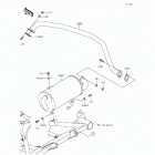 Mule 600 (KAF400-BGF) Глушитель