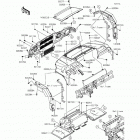 Mule PRO-FXT EPS (KAF820-BGF) Front fender(s)(bgf)