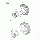 Mule 600 (KAF400-BGF) Wheels  /  tires