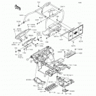 Mule 610 4x4 XC (KAF400-DGF) Guards  /  cab frame