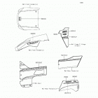 Teryx (KRF800-FGF) Наклейки