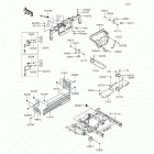 Mule 4010 4x4 (KAF620-MGF) Рама ,крепежные детали
