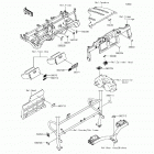 Mule 4010 4x4 SE (KAF620-TGF) Лейбл предостережения
