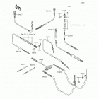 Mule 610 4x4 XC SE (KAF400-FGF) Тросы управления