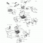 Teryx4 LE (KRT800-GGF) Детали рамы (фронт)