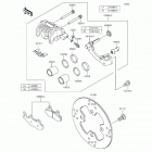Teryx4 LE (KRT800-GGF) Передний тормоз
