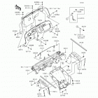 Mule 610 4x4 XC SE (KAF400-FGF) Детали рамы (фронт)