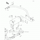 Mule 610 4x4 XC Camo (KAF400-EGF) Глушитель
