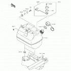 Mule 610 4x4 (KAF400-AGF) Топливный бак