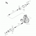 Mule 610 4x4 (KAF400-AGF) Задняя ось