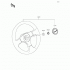 Mule 610 4x4 XC (KAF400-DGF) Рулевое колесо