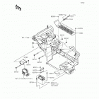 Mule 610 4x4 XC Camo (KAF400-EGF) Крепление двигателя