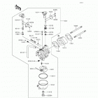 Mule 610 4x4 XC Camo (KAF400-EGF) Карбюратор