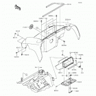 Mule 600 (KAF400-BGF) Передний ящик