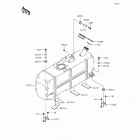Mule 4010 Trans4x4 Camo (KAF620-SGF) Топливный бак