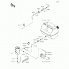 Mule 610 4x4 (KAF400-AGF) Испарительная система топлива